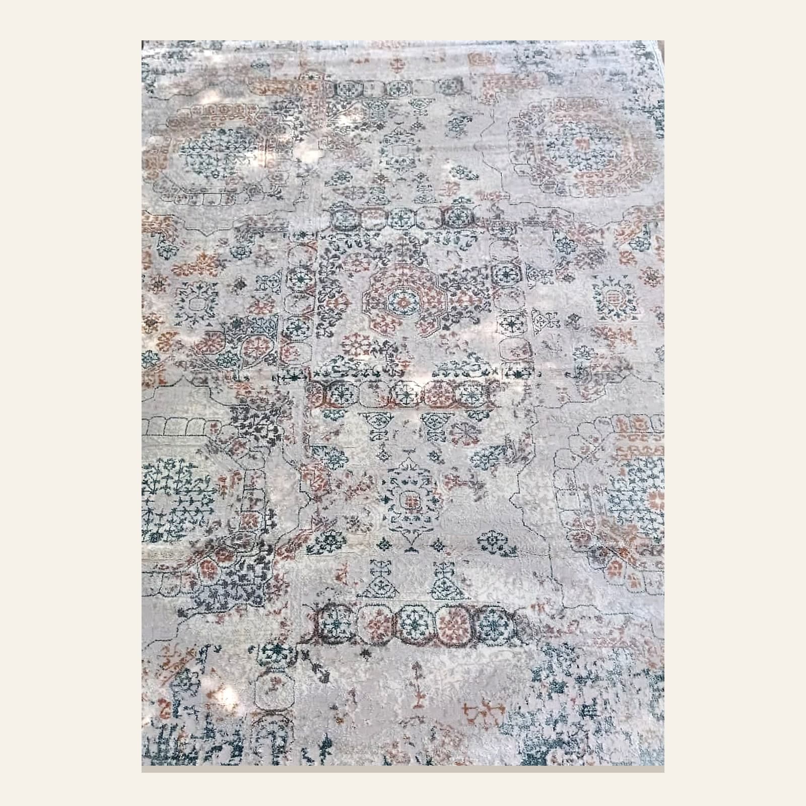 Faded Kashida — Modern Rug by Awadh Carpet