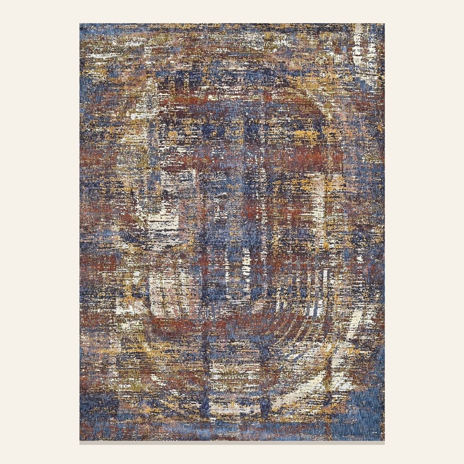 Utsav UV 20 · Navy — Utsav Collection by Awadh Carpet