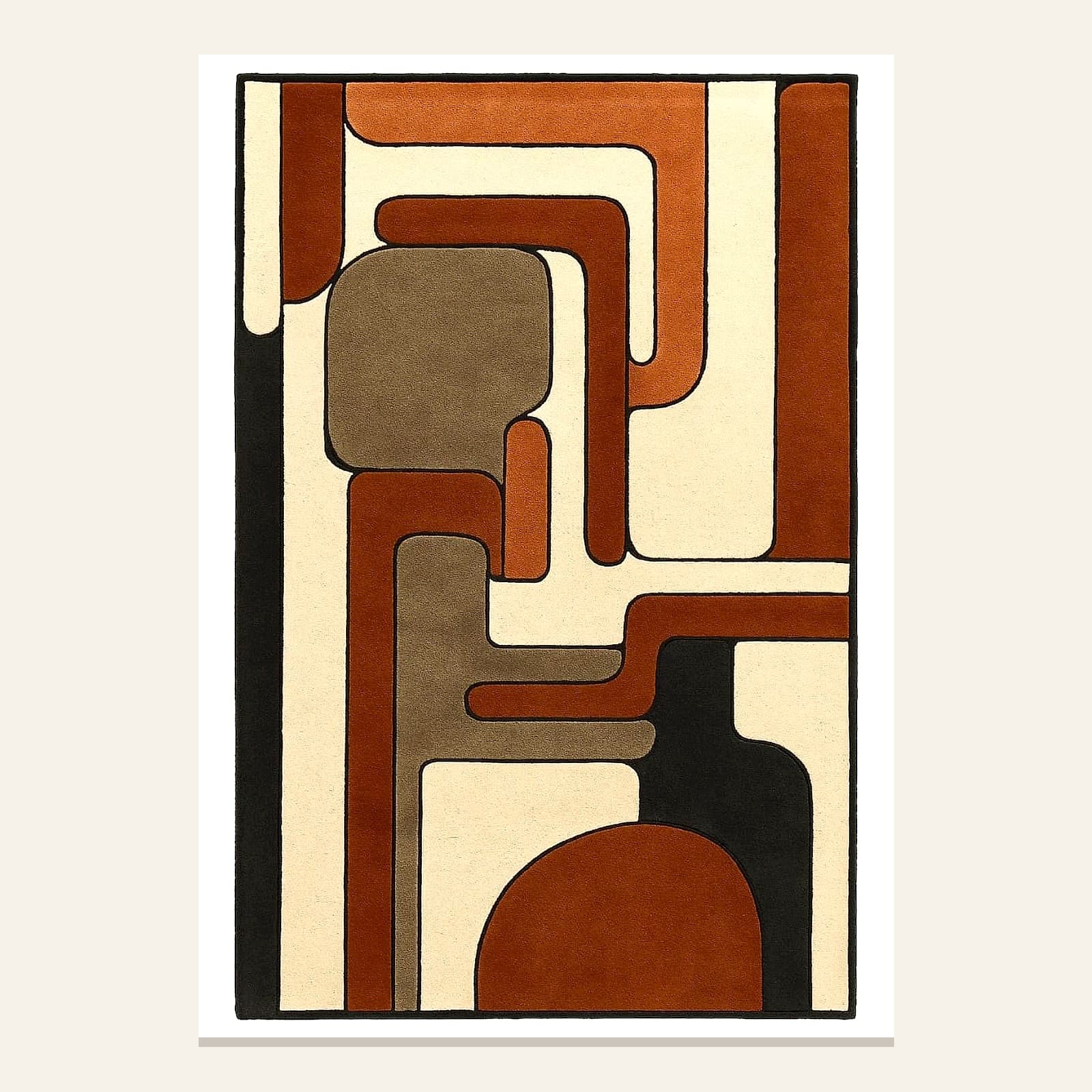 Arches Abstract — Modern Rug by Awadh Carpet