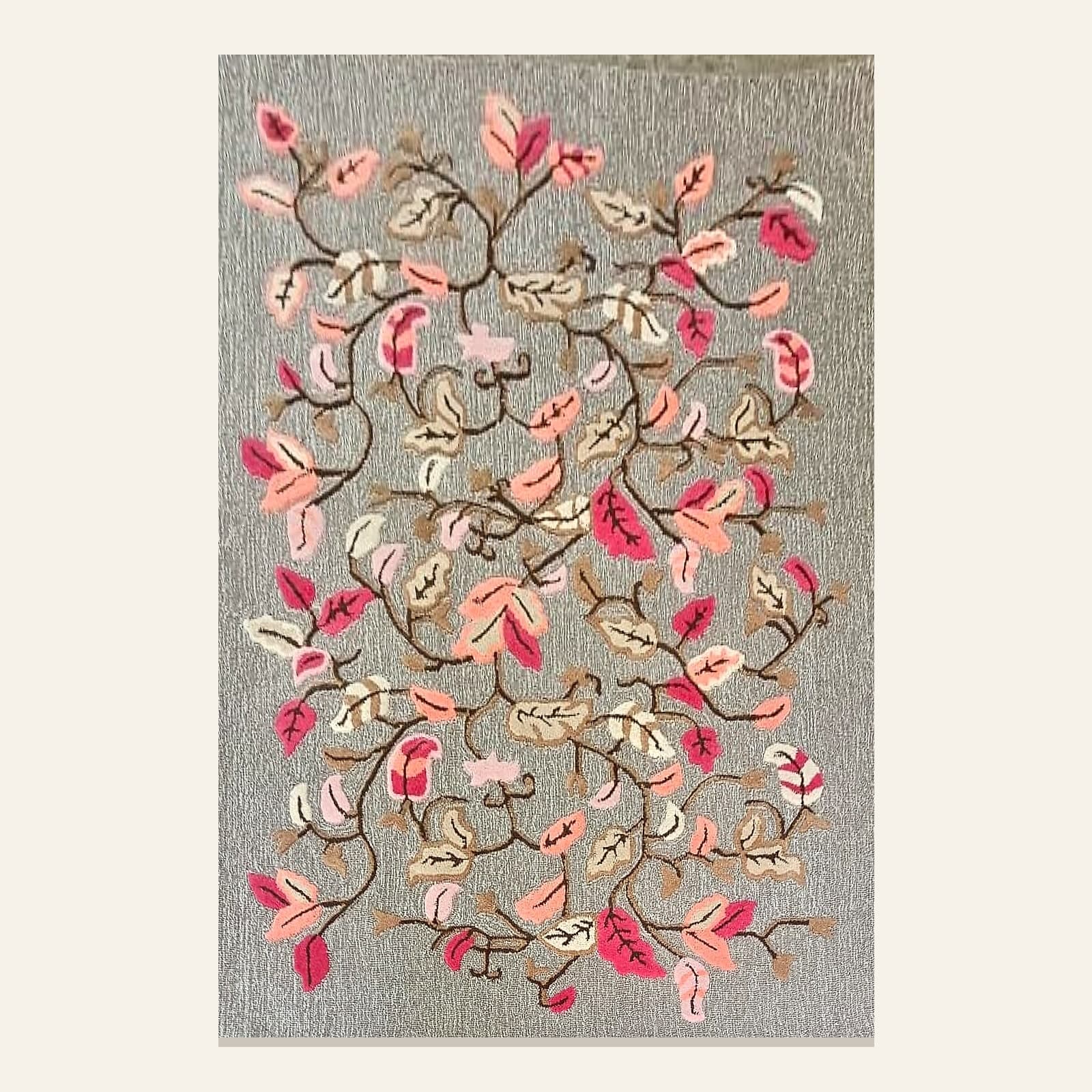 Blossom Grey — Modern Rug by Awadh Carpet