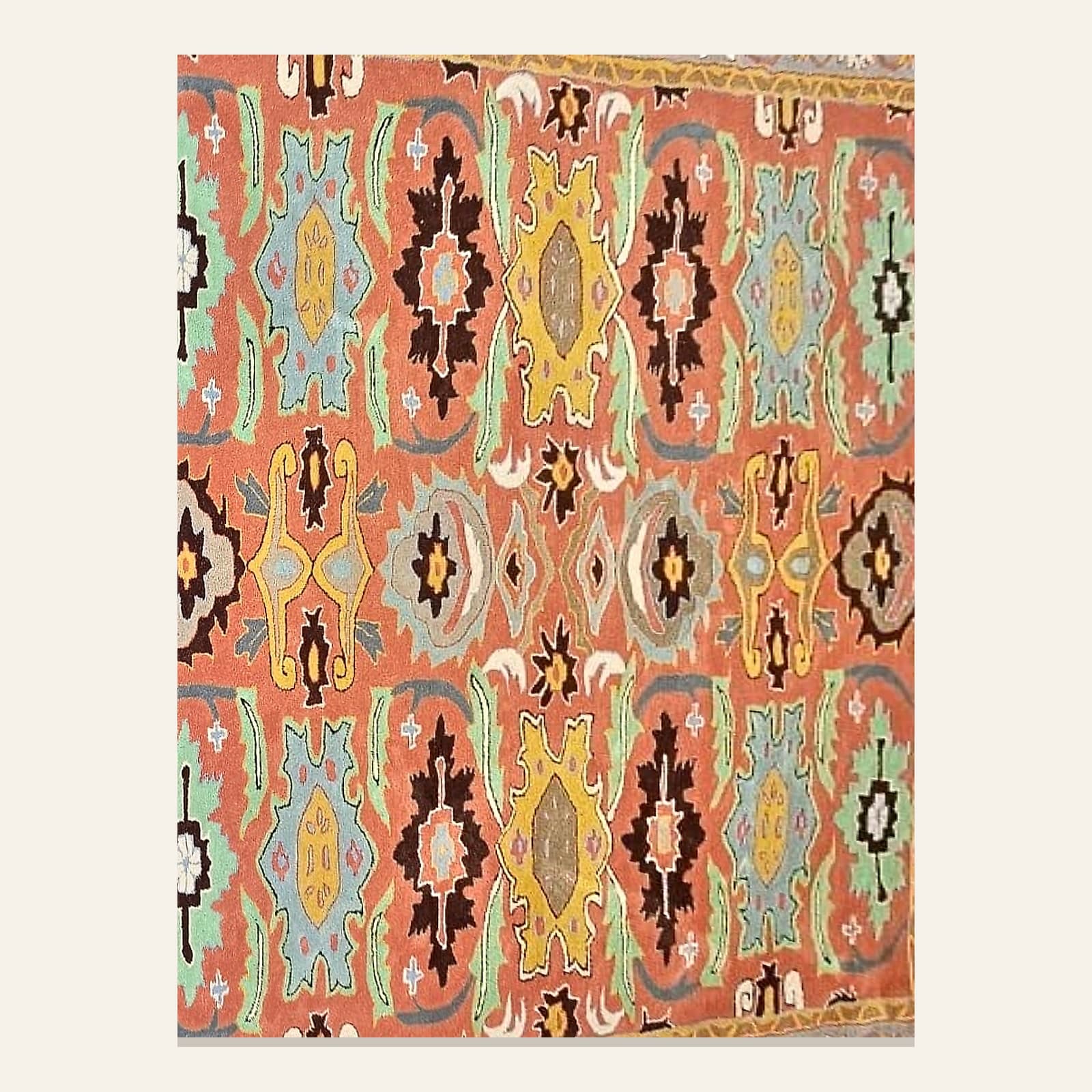 Nawab Terracotta — Traditional Carpet by Awadh Carpet