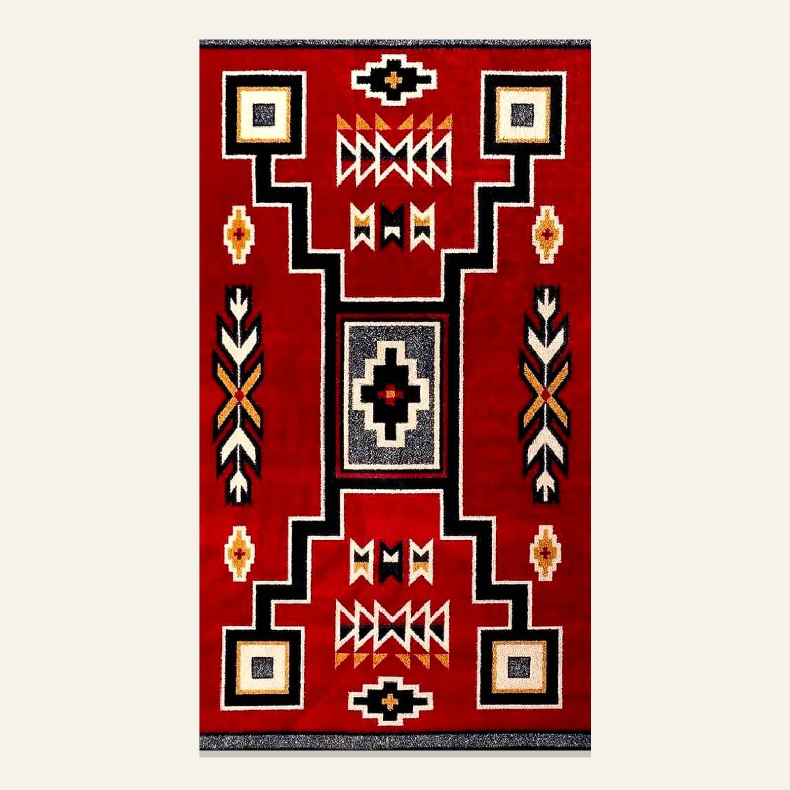 Afgani Navajo Red — Traditional Carpet by Awadh Carpet